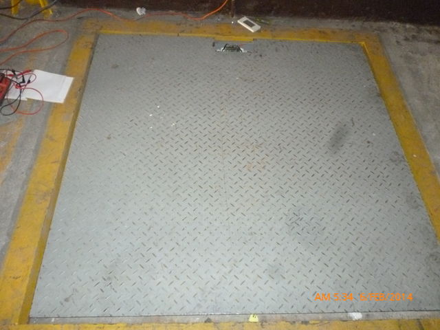 Reparación y calibración de bascula de 2 toneladas.